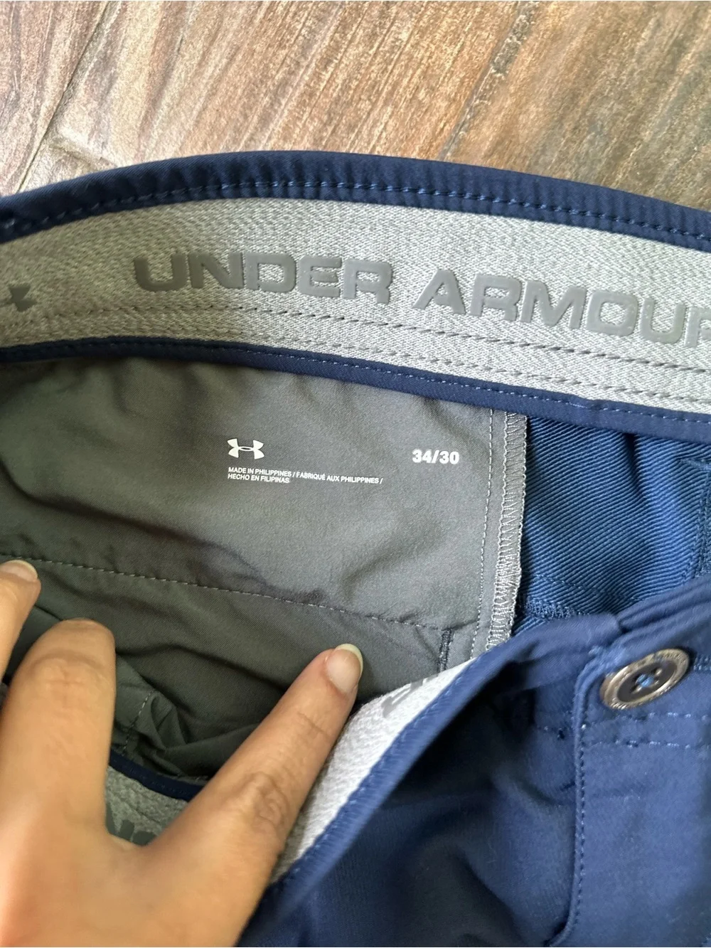 Under Armour Men's Trousers Navy Chinos - Performance Stretch Golf Pants